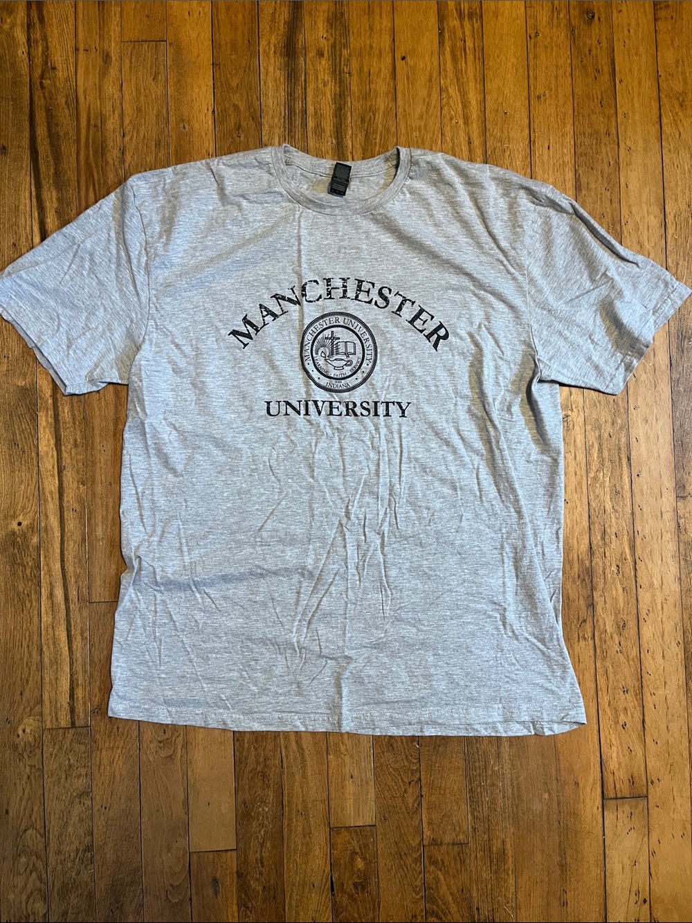 Gildan Gray Manchester University Tee